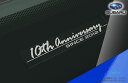 91572CC100※欠品/納期未定※【スバル純正】BRZ10周年記念ステッカー ラベル SUBARU BRZ S 10th Anniversary特別装備【S...