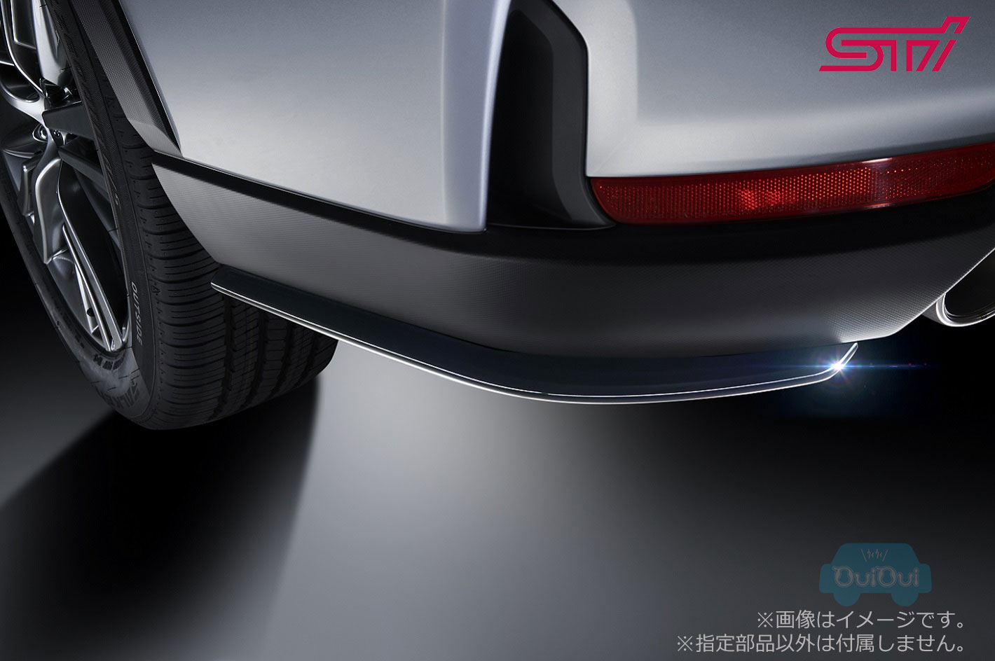 SG517VC240【スバル純正】STI リヤサイドアンダースポイラー ブラック レヴォーグレイバック(VN)【SUBARU純正部品】純正パーツ 純正部品