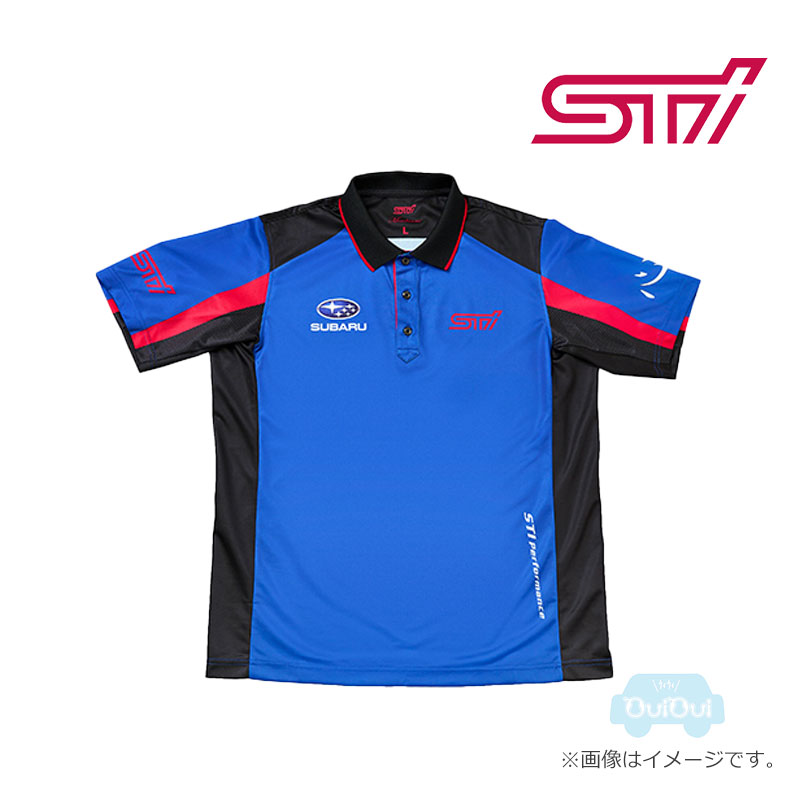 【スバル公式】STIチームポロシャツ STSG22100590(S)～STSG22100630(3L)【SUBARUオンライン】STIロゴグッズ