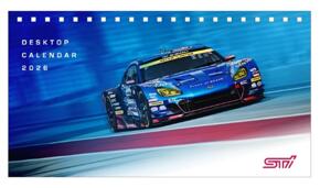 STSG25100480【スバル公式】2026 STIモータースポーツデスクカレンダー/卓上カレンダー※2点までメール..