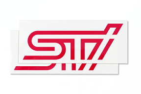 STSG14100270【STI-スバル】STIステッカーA（チェリーレッド）2枚入り 5.3cm×14.7cm【メール便OK】(旧品番：STSG10100530/STSG10100531)