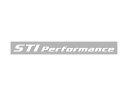 STSG14100470【STI-スバル】STIパフォーマンスステッカー（ホワイト） 【××メール便不可××】