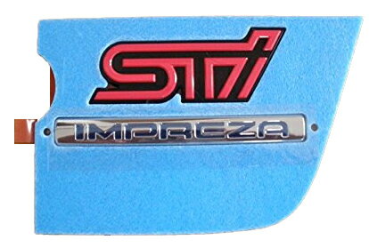 93073FE800【STI-スバル】【スバル純正】レターマーク/リアエンブレム【メール便OK】