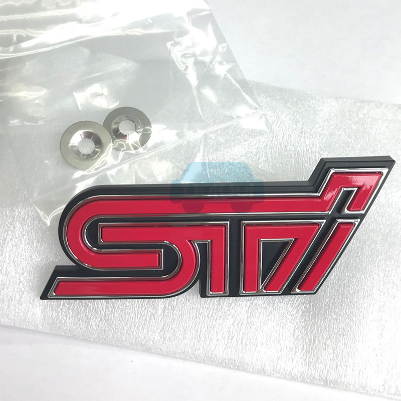 93013CA130【STI-スバル】STIオーナメント/STIエンブレム（ブラケット・ビス別売）スバル(純正) BRZ(ZC6)F型用フロントエンブレム※メール便不可※