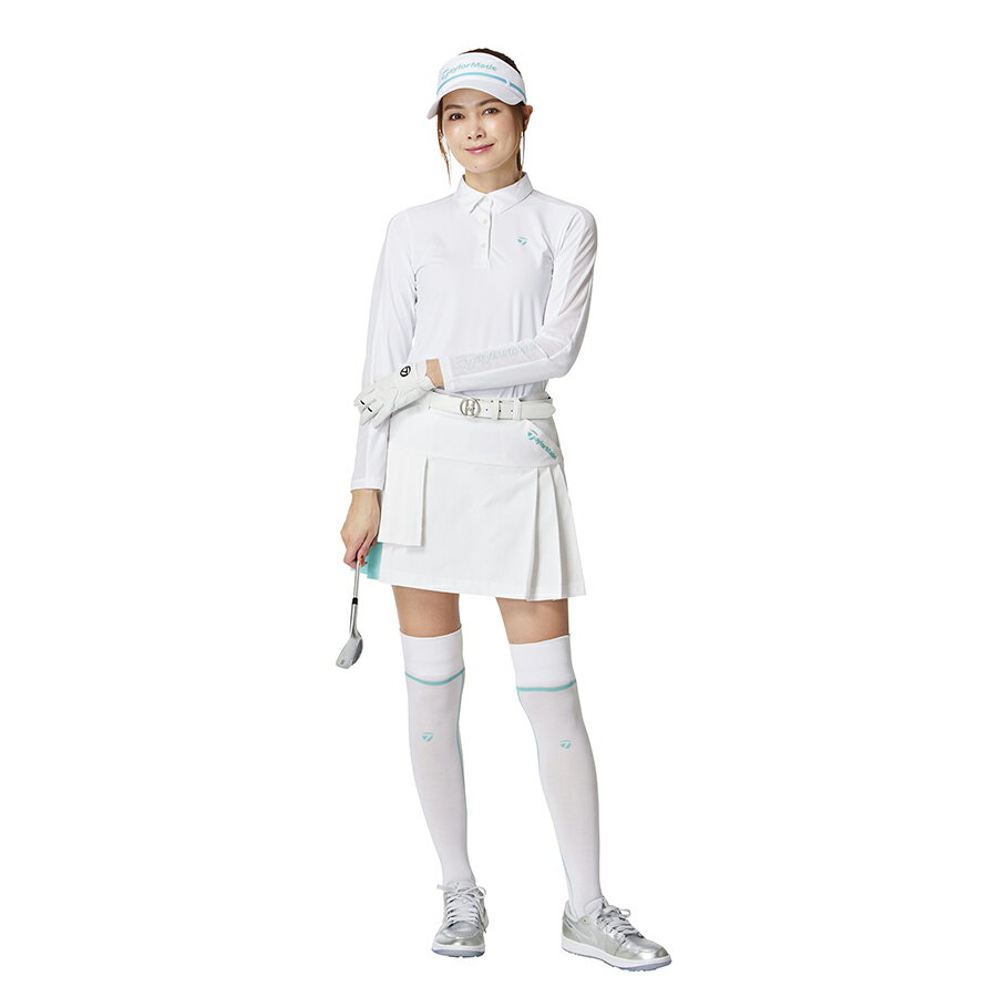 テーラーメイド ゴルフ 【Ws】 スリーブロゴL/Sポロ / ホワイト