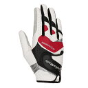 テーラーメイド ゴルフ 左利き 右手着用 TM24 インタークロス 6.0 グローブ / ホワイト/レッド