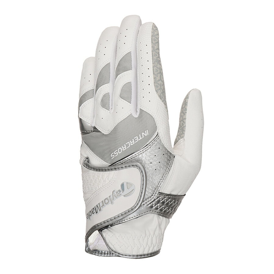 テーラーメイド ゴルフ TM24 インタークロス 6.0 グローブ / ホワイト/グレー