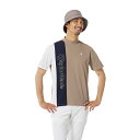 テーラーメイド ゴルフ カラーブロック S/S モック / アシッドブラウン