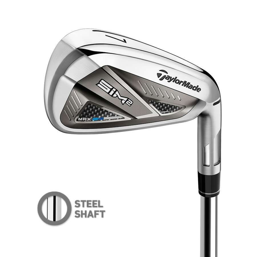 【中古】テーラーメイド SIM MAX アイアンセット Rフレックス 37.75インチ TENSEI BLUE TM60 Cランク 右利き用 Taylormade ゴルフクラブ ゴルフドゥ ゴルフ用品 GOLF DO 中古ゴルフクラブ