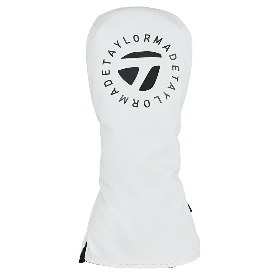 テーラーメイド ゴルフ サークルロゴ ヘッドカバー ドライバー / ホワイト