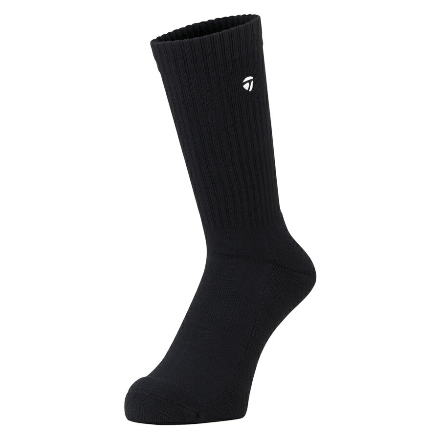 テーラーメイド ゴルフ ベーシック クルーソックス / ブラック