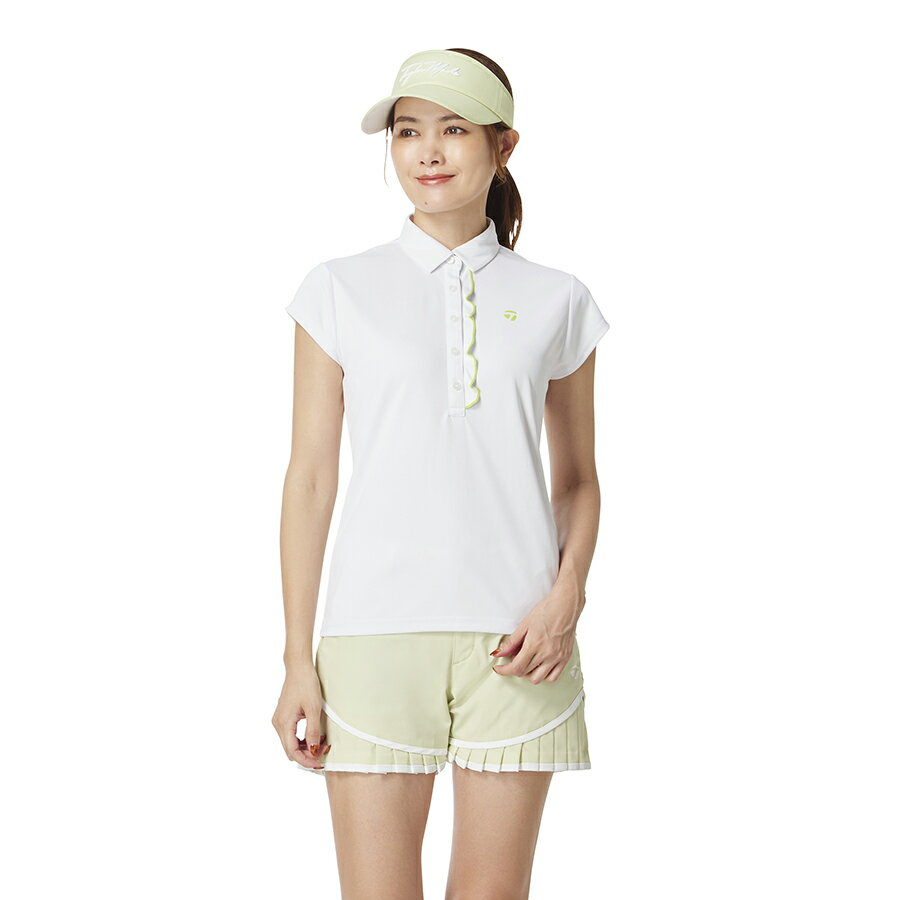 テーラーメイド ゴルフ 【Ws】 T-ICEフリルドC/Sポロ / ホワイト