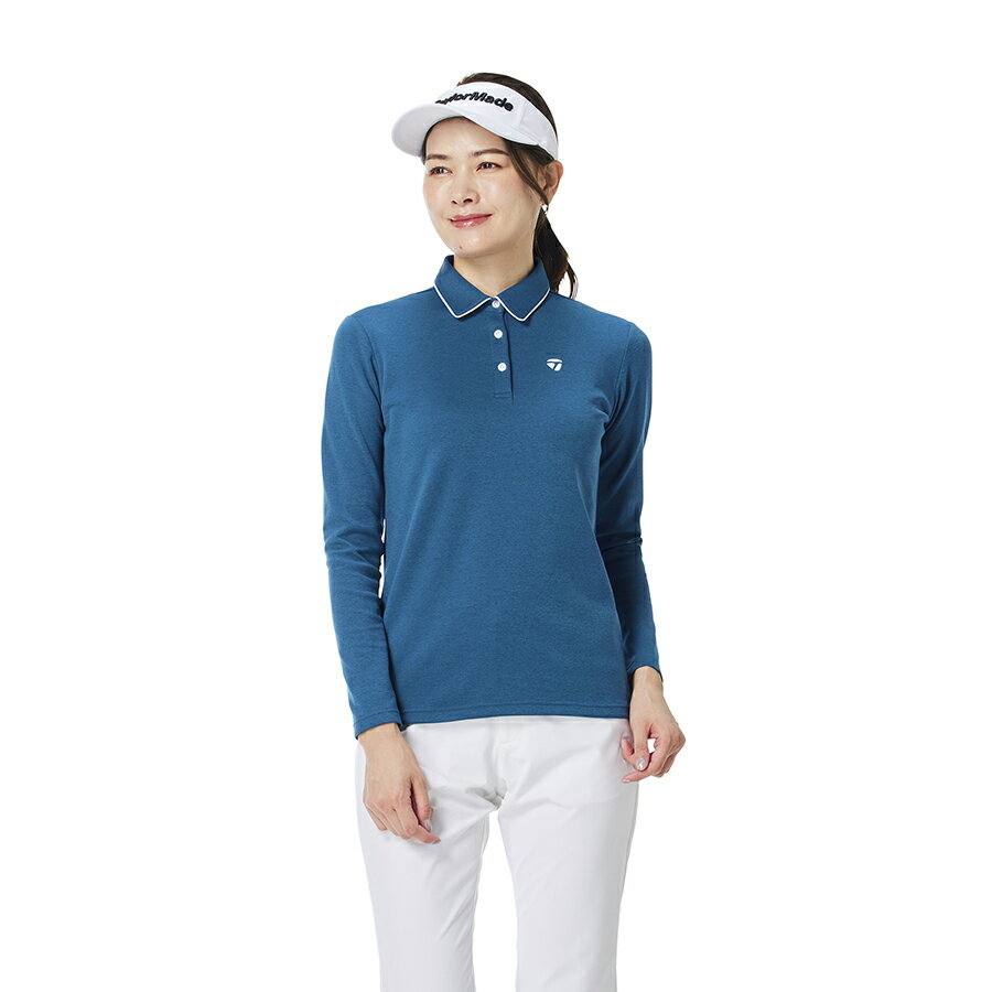 テーラーメイド ゴルフ 【Ws】 ベーシックシックL/Sポロ / ダークブルー