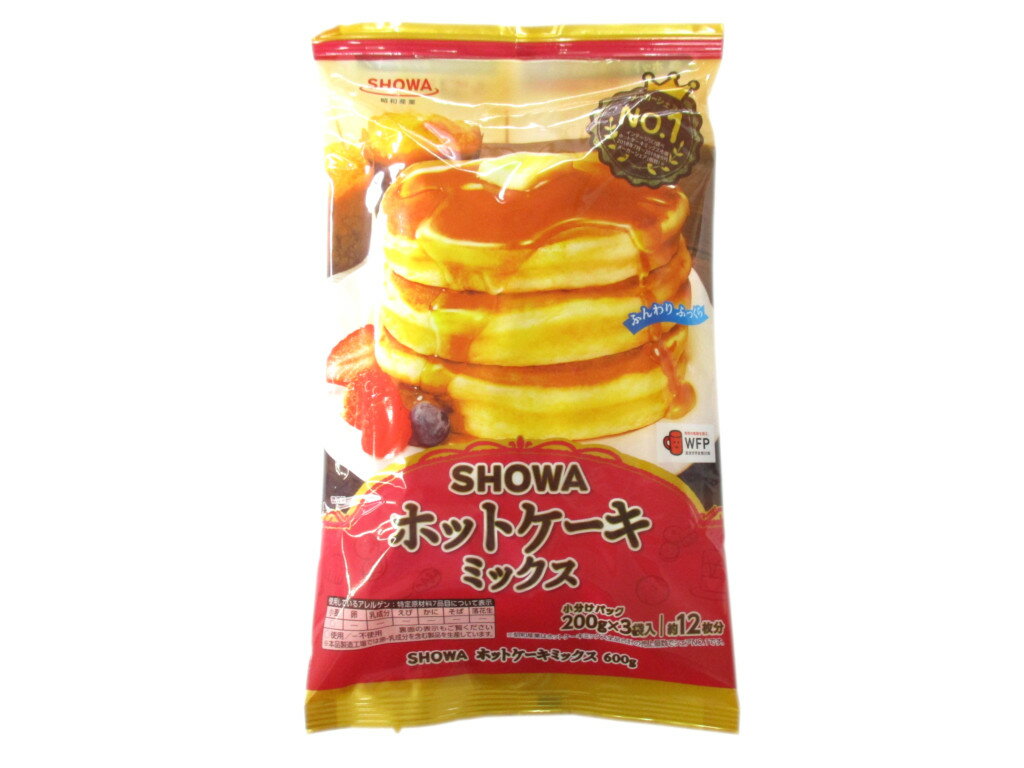 昭和 SHOWA ホットケーキミックス　600g (200g×3)