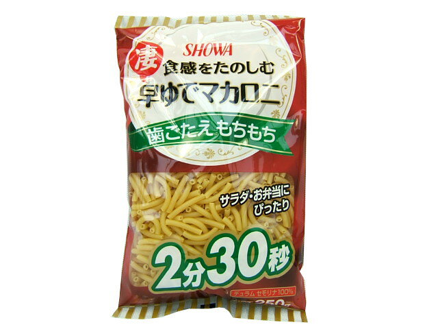 昭和 食感を楽しむ 早ゆでマカロニ 250g