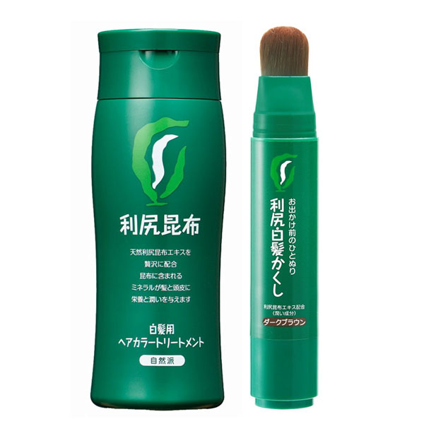 (セット) サスティ 利尻ヘアカラートリートメント サスティ 利尻白髪かくし セット 【TIME】　【tmm】（送料無料）（在庫限り）のサムネイル