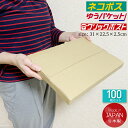 ネコポス 3cm ダンボール ゆうパケット ポスト 100枚セット【大口/法人様】ネコポス箱 マチ2.5cm A4 クリックポスト 定形外郵便 梱包 箱 ポスト投函 メール便 段ボール 箱 フリマ メルカリ ラクマ Yahoo フリマ ヤフオク 簡単組立 激安