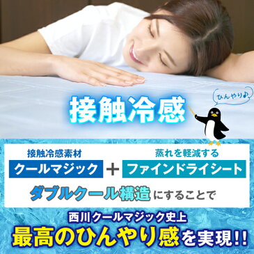 西川 クールマジック ダブルクール リバーシブルケット 【TBSショッピング】