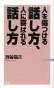 【3980円以上送料無料】人を傷つける話し方、人に喜ばれる話し方/渋谷昌三/著