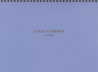 【3980円以上送料無料】STUDY　PLANNER＆ST　ブルー／