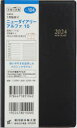 【3980円以上送料無料】ニューダイアリー　アルファ　10（黒）手帳判ウィークリー　2024年1月始まり　No．104／