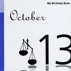 【3980円以上送料無料】マイ・バースデー・ブック　10月13日／