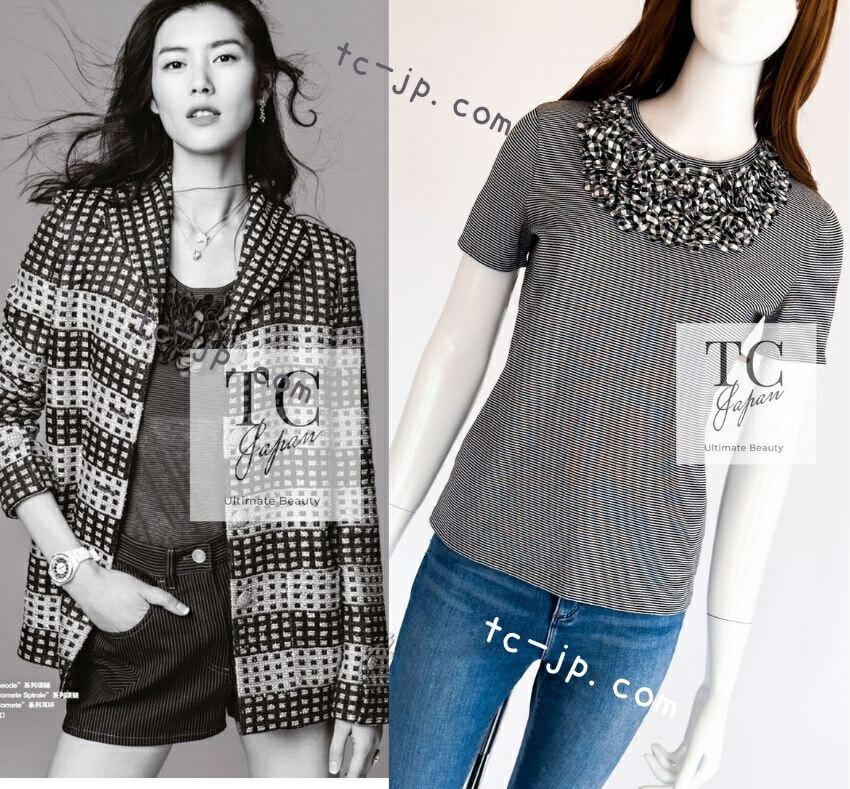 楽天市場】シャネル(柄ストライプ)(Tシャツ・カットソー 楽天市場】シャネル(柄ストライプ)(Tシャツ・カットソー