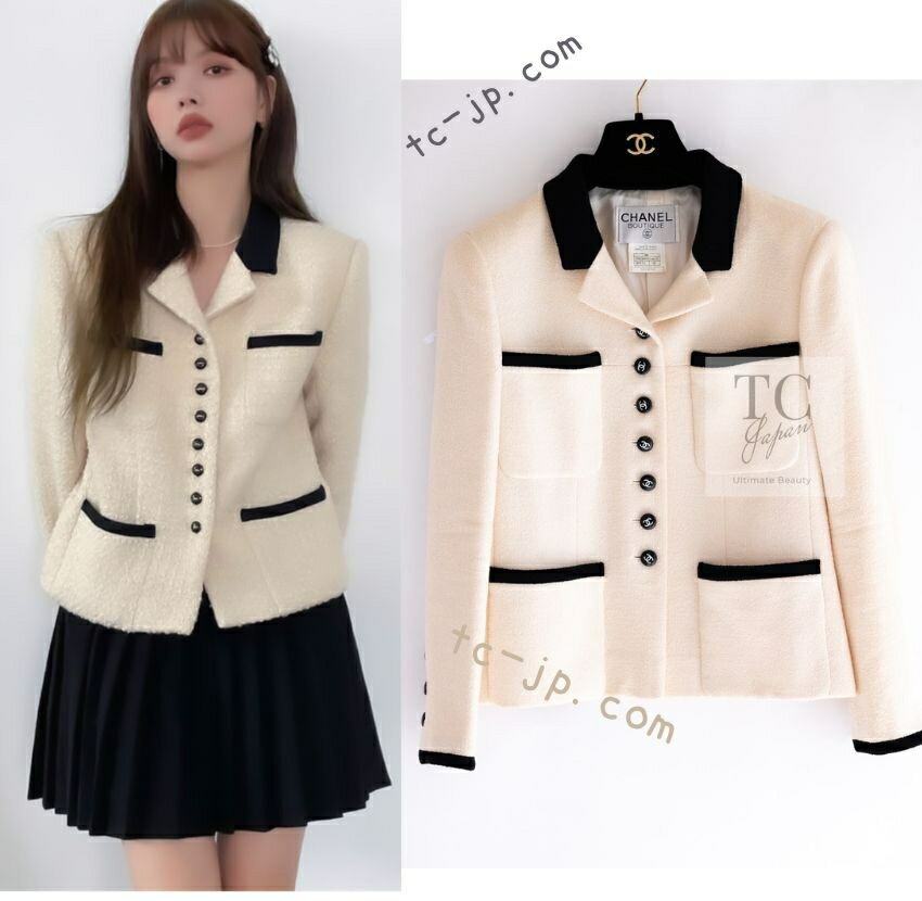 CHANEL シャネル コート(その他) 白x黒(総柄) 4100125J0031 楽天市場】CHANEL(カラーマルチカラー)(レディース