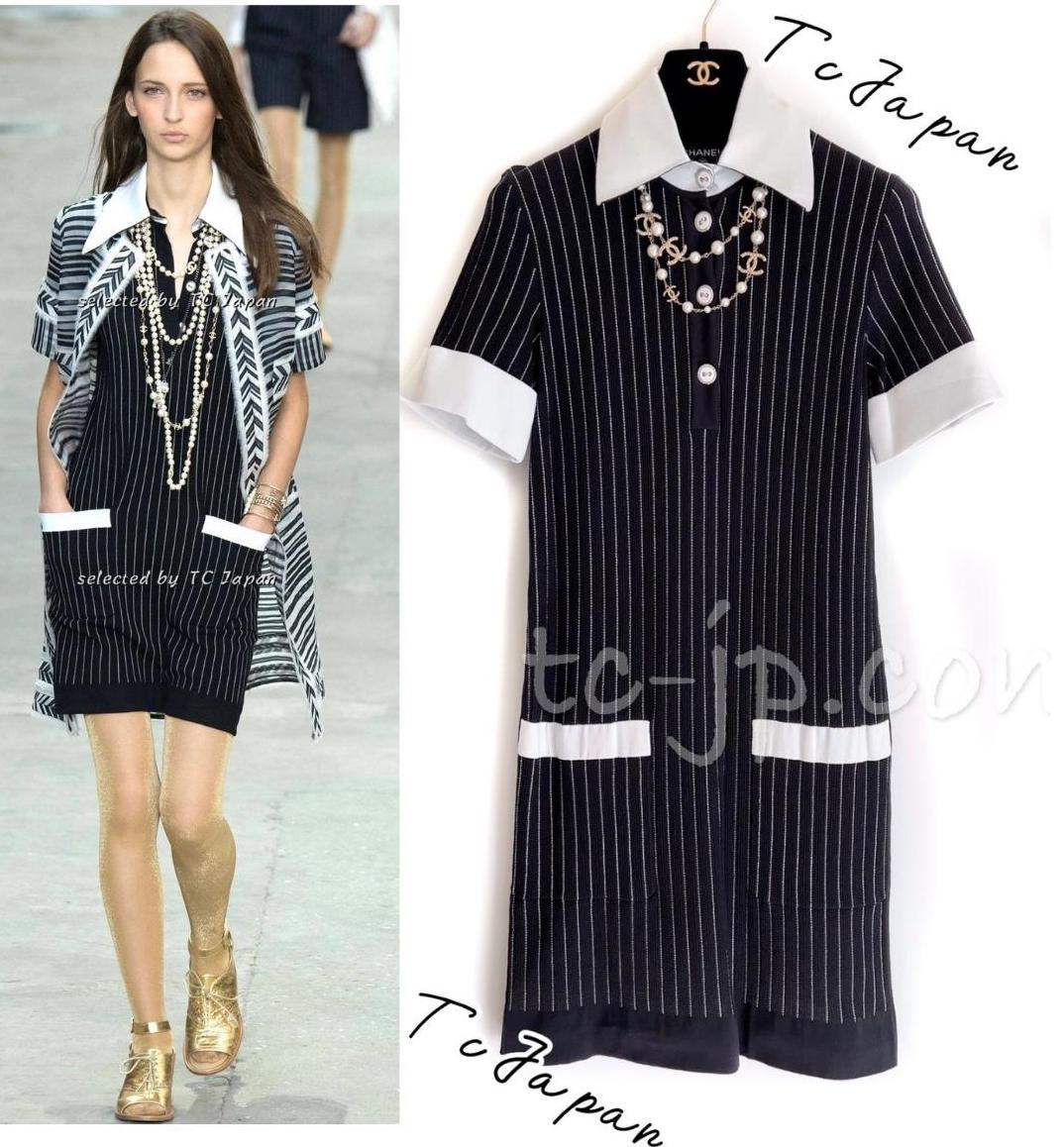 【25P☆ショート丈でおしゃれ♪】CHANEL ワンピース ストライプ 楽天市場】シャネル(柄ストライプ)(ワンピース|レディース