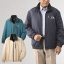 シニアファッション メンズ 80代 70代 60代 90代 秋冬 防寒 あたたかい 刺しゅう入り裏フリースブルゾン おじいちゃん 服 プレゼント 紳士服 男性 ...