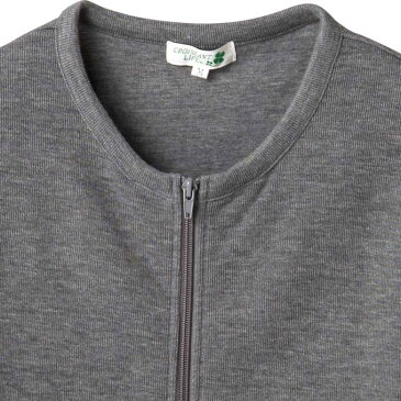 リブ編みダブルジップカーディガン(シニアファッション 70代 80代 60代 送料無料 レディース おばあちゃん服 お年寄り 高齢者 春夏 誕生日プレゼント )(婦人服 上品 ミセスファッション)【母の日 プレゼント 実用的 花以外】