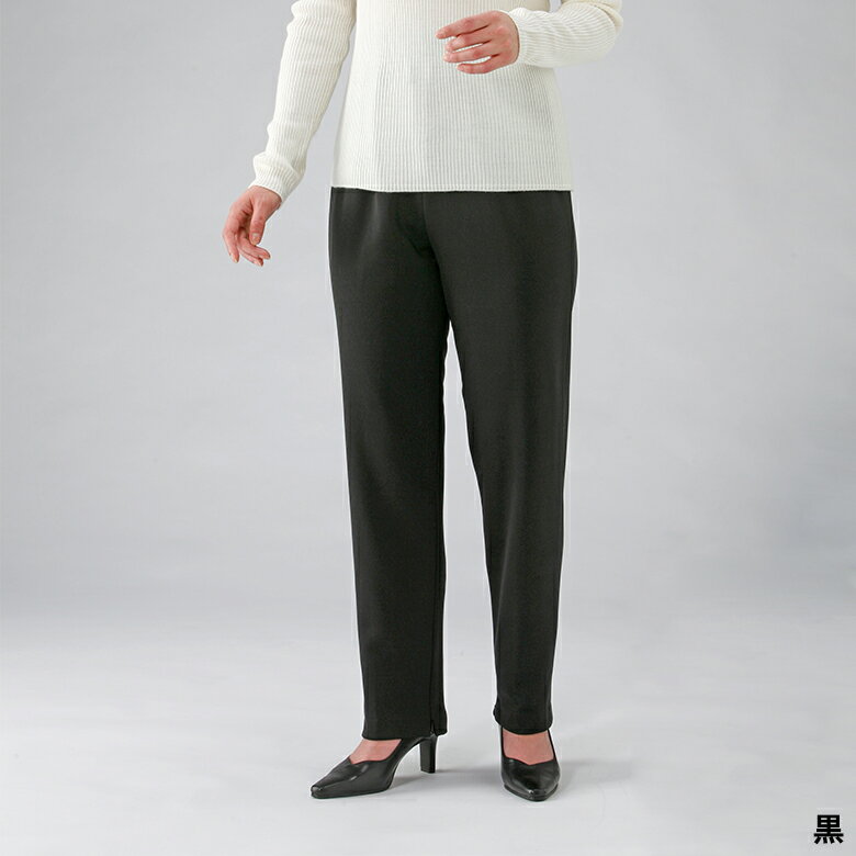 撥水加工あたたか裏起毛ひざ出しパンツ2色組 秋...の紹介画像2