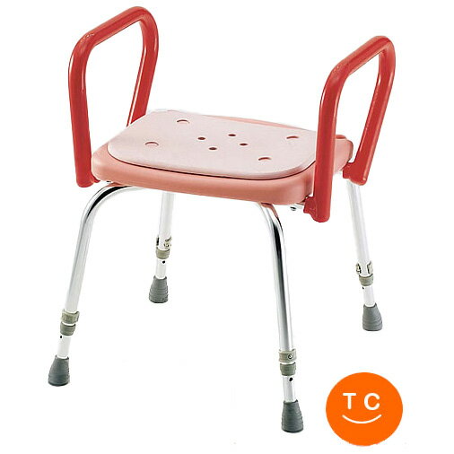介護用風呂椅子SC-13[ピンク] コーラルシリーズ[ハイグリップ付] 松永製作所 （いす イス シャワーベンチ シャワーチェア バスチェア 福祉(高齢者 )