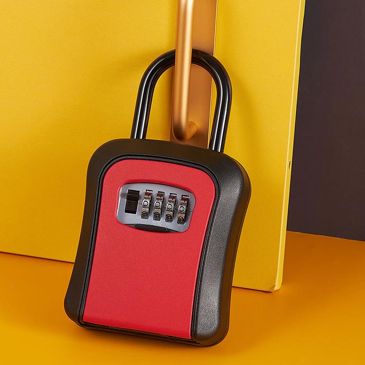 キーボックス壁掛け小型屋外鍵収納セキュリティボックス防水ダイヤル式暗証番号大容量操作簡単ロックポケット盗難防止防犯侵入対策幅9.8cm送料無料