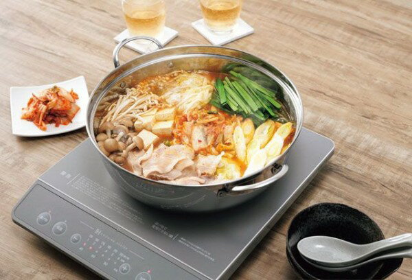 ちゃんこ鍋 IH ガスコンロ 対応 卓上鍋 26cm ファミリーサイズ ちゃんこ 両手鍋 ガスコンロ 軽量 ガラ..