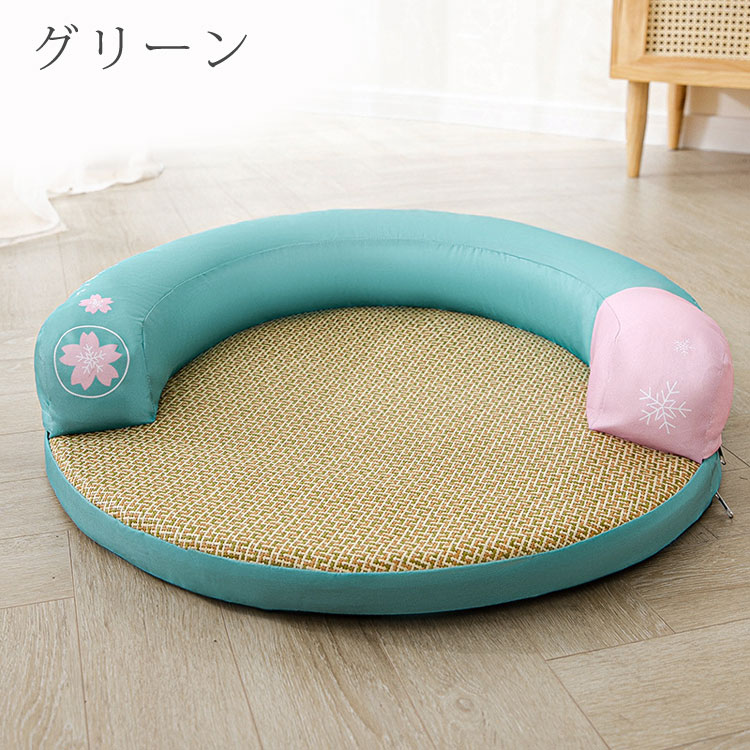 ひんやりシート 冷却マット 丸型 直径45cm クールマット ペットマット 犬ベッド ペ...
