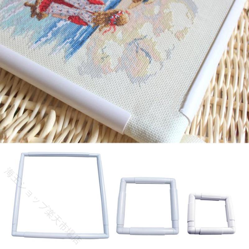 刺しゅう枠 角型フレーム クロスステッチ 手芸用品 裁縫道具 洋裁用 刺繍枠 3サイ...