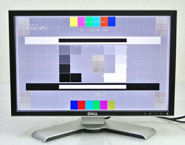 DELL 2007FP 20inch 1600*1200表示 DVI+D-sub15PIN 2系統 【中古】【20131008】
