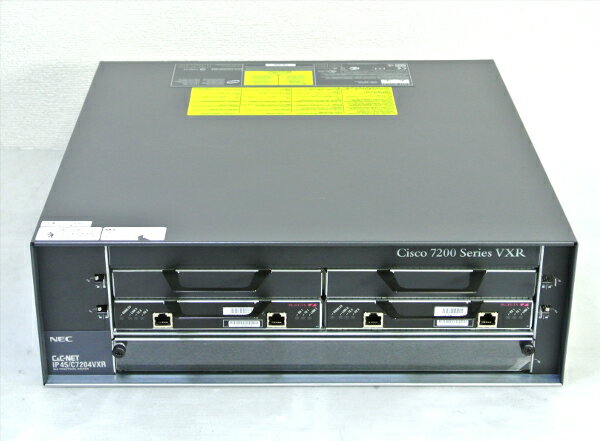 Cisco 7204VXR NPE-G1 C7200-IS-M Ver.12.4(13b) 256M/16M/CF64M 【中古】【20131227】