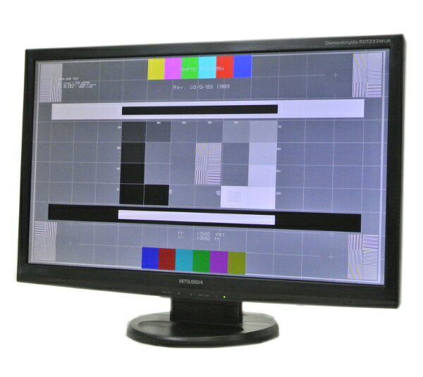 MITSUBISHI RDT233WLM 黒 23inchWIDE FullHD HDMI+DVI+RGB 3系統 【中古】【20160122】