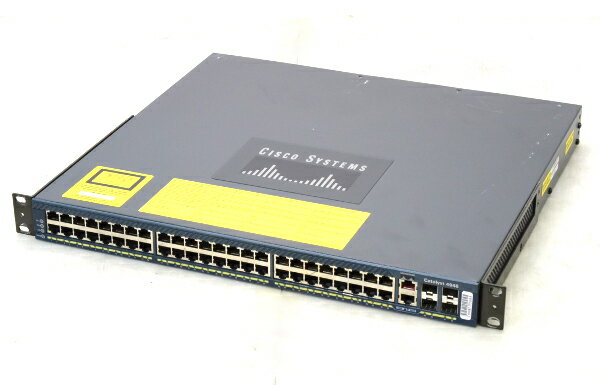 Cisco WS-C4948 V03 48ポートGbE L3 cat4000-I5S-M 12.2(20)EWA 【中古】【20160217】