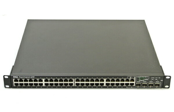 DELL PowerConnect 6248 48ポートGbE L3スイッチ 設定初期化済 【中古】【20160226】
