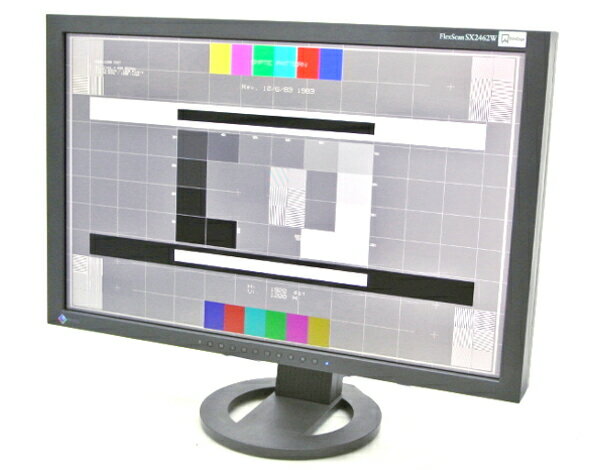 EIZO FlexScan SX2462W 24.1インチワイド非光沢パネル WUXGA 1920x1200ドット DVI-Ix2系統/DisplayPort入力 【中古】【20170420】