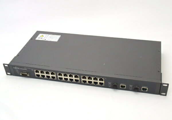 富士通 SR-S224TC2 24ポート100BASE L2スイッチ メモリ64MB、SR-S Security Software V01.02 Ver.V13.09 設定初期化済 【中古】【20170731】