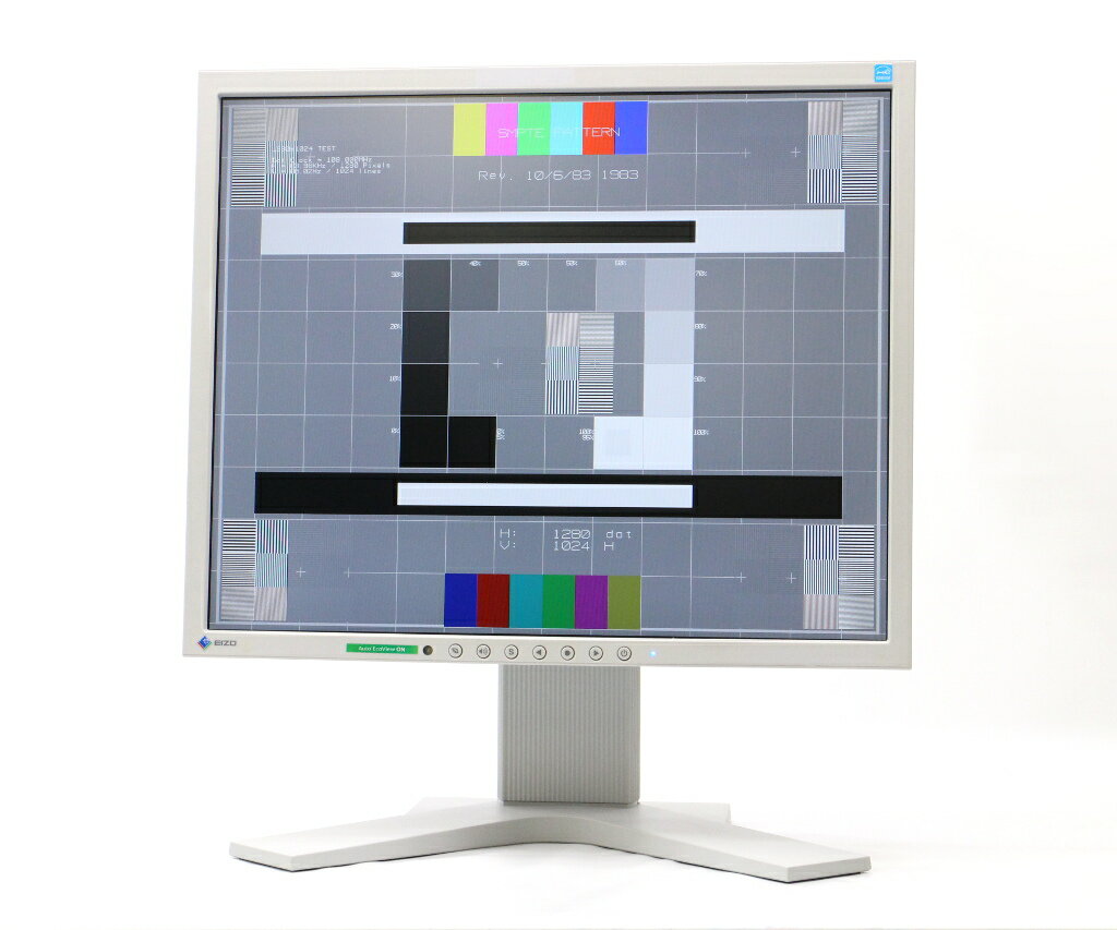 EIZO FlexScan S1721 17インチ 非光沢 スクエア SXGA 1280x1024 DVI-D/アナログRGB入力 12000時間未満 【中古】【20180614】