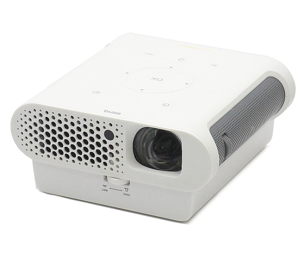 BenQ GS1 ポータブルLEDデジタルプロジェクタ 無線LAN Bluetooth AndroidOS搭載 バッテリ付属 HDMI/USB3.0/MicroSD 【中古】【20180627】