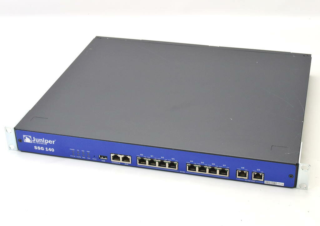 Juniper SSG 140 ScreenOS 5.4.0r7.0 FireWall+VPN Advancedライセンス 設定初期化済 【中古】【20180722】