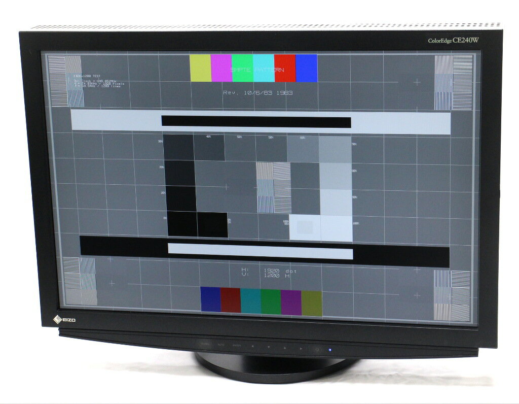 EIZO ColorEdge CE240W 24.1インチ 非光沢パネル WUXGA 1920x1200ドット DVI-Ix2系統入力 21815h 【中古】【20181121】