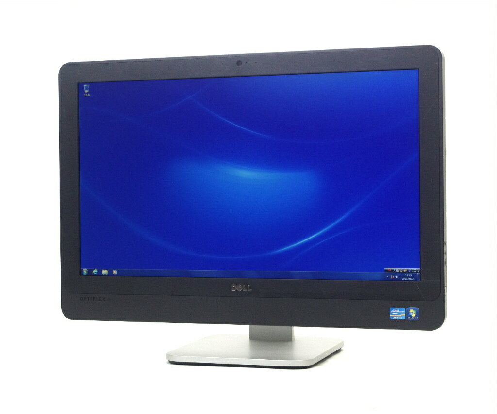 DELL Optiplex 9010 AIO Core i3-2120 3.3GHz 4GB 250GB(HDD) HDMI DVD+-RW 23インチ フルHD 1920x1080 Windows7 Pro 64bit 【中古】【20190705】
