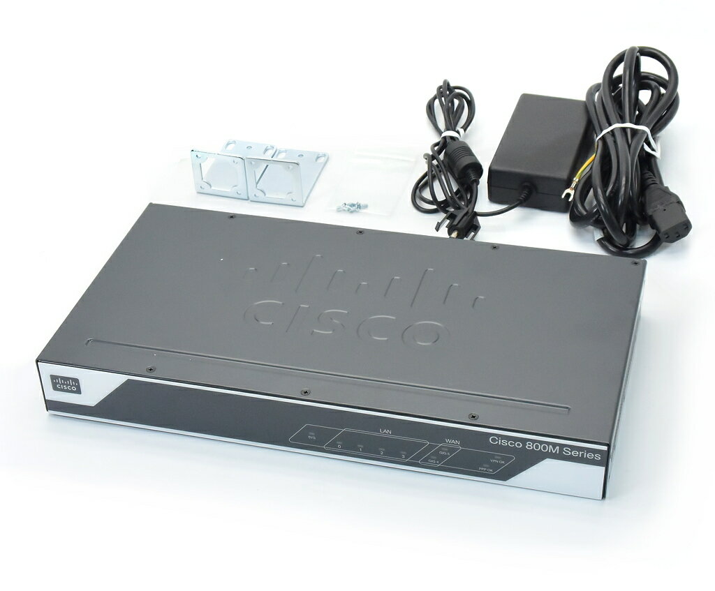 Cisco C841M-4X-JAIS/K9 V01 WAN 2ポート1000BASE-T LAN 4ポート1000BASE-T C800M-UNIVERSALK9-M Ver.15.5(3)M 設定初期化済 【中古】【20190906】
